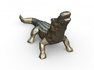 alligator figure Modèles 3D en vedette