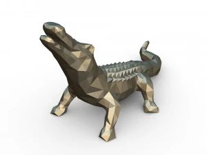 alligator figure 3D Print Model