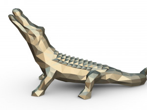 alligator figure Modèles 3D en vedette