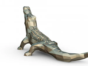 alligator figure 3D Print Model