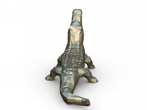 alligator figure Modèles 3D en vedette