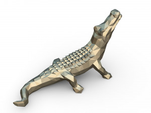 alligator figure Modèles 3D en vedette