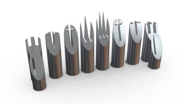 chess set 3D Model .c4d .max .obj .3ds .fbx .stl .blend 