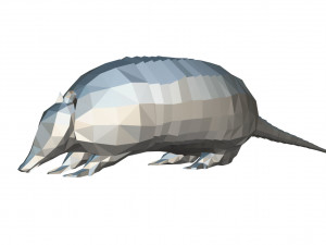 armadillo figure Modelo de Impressão 3D