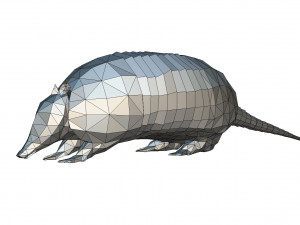 armadillo figure Modelo de Impressão 3D