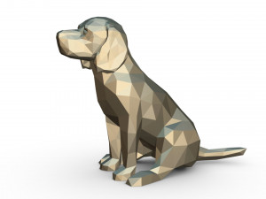 beagle figure 3D-printmodel