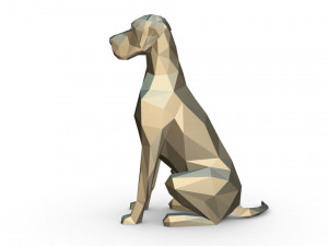 Great dane figure Model Cetak 3D