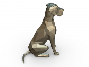 Great dane figure Model Cetak 3D