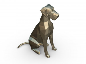 Great dane figure Model Cetak 3D