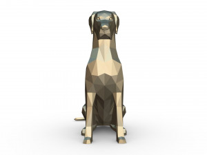 Great dane figure Model Cetak 3D