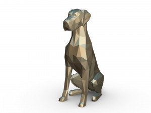Great dane figure Model Cetak 3D