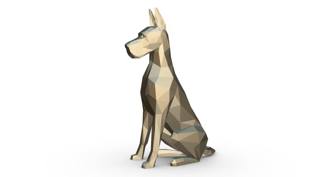 great dane figure 2 3D Print Model .c4d .max .obj .3ds .fbx .stl .blend 