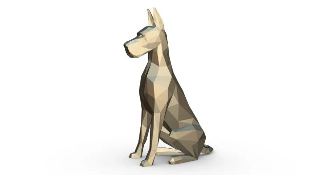 great dane figure 2 3D Print Model .c4d .max .obj .3ds .fbx .stl .blend 