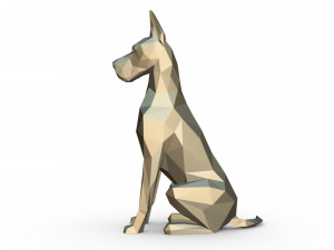 great dane figure 2 3D Print Model