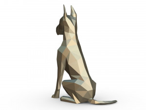 great dane figure 2 3D Print Model