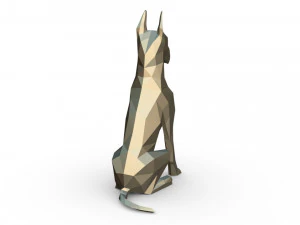 great dane figure 2 3D Print Model