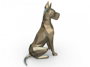 great dane figure 2 3D Print Model