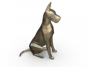 great dane figure 2 3D Print Model