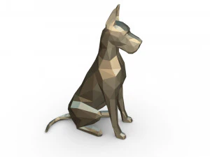 great dane figure 2 3D Print Model
