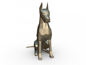 great dane figure 2 3D Print Model