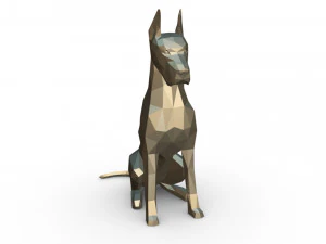 great dane figure 2 3D Print Model