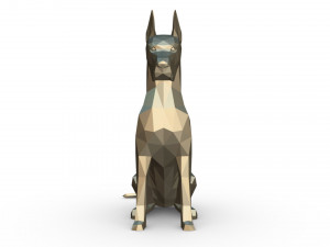 great dane figure 2 3D Print Model