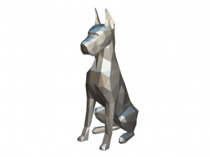 great dane figure 2 3D Print Model