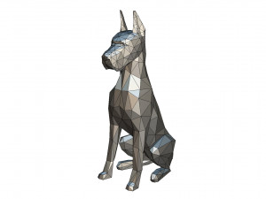 great dane figure 2 3D Print Model