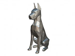 great dane figure 2 3D Print Model