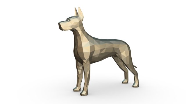 great dane figure 3 3D 프린트 모델 .c4d .max .obj .3ds .fbx .stl .blend 