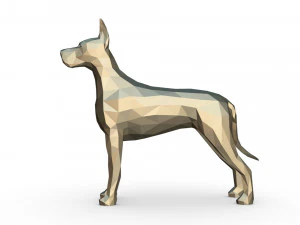 great dane figure 3 3D Print Model