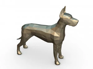 great dane figure 3 3D Print Model