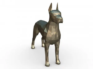 great dane figure 3 3D Print Model