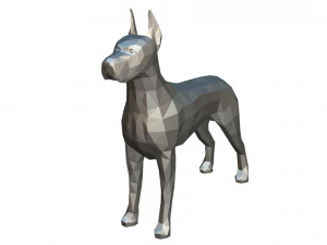 great dane figure 3 3D Print Model