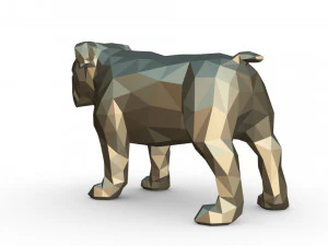 english bulldog figure 3D Print Model