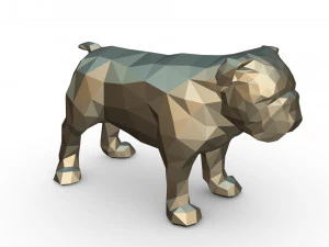 english bulldog figure 3D Print Model