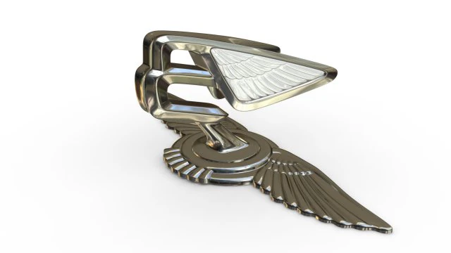 bentley hood ornament 6 3D Model .c4d .max .obj .3ds .fbx .stl .blend 