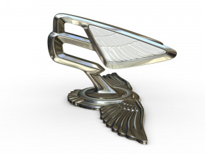 bentley hood ornament 6 Model 3D