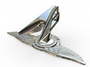 bentley hood ornament 6 Model 3D