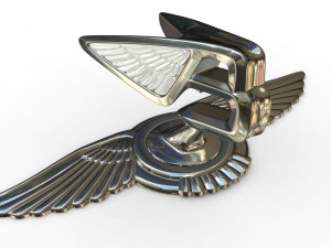 bentley hood ornament 6 Model 3D