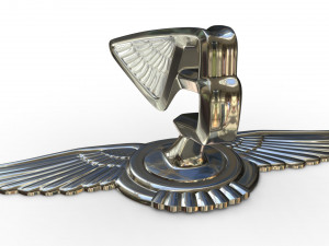 bentley hood ornament 6 Model 3D