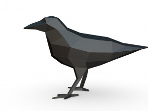 crow figure 3D Print Model