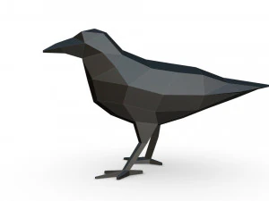 crow figure 3D Print Model