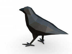 crow figure 3D Print Model