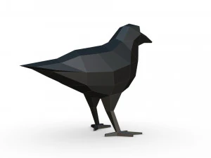crow figure 3D Print Model