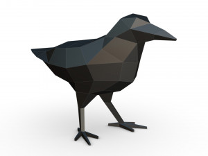 crow figure 3D Print Model