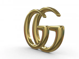 gucci logo 3D Model