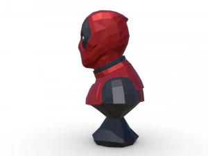 figura do Deadpool Modelo de Impressão 3D
