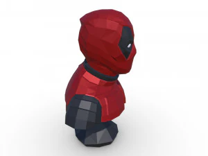 figura do Deadpool Modelo de Impressão 3D