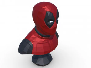 figura do Deadpool Modelo de Impressão 3D